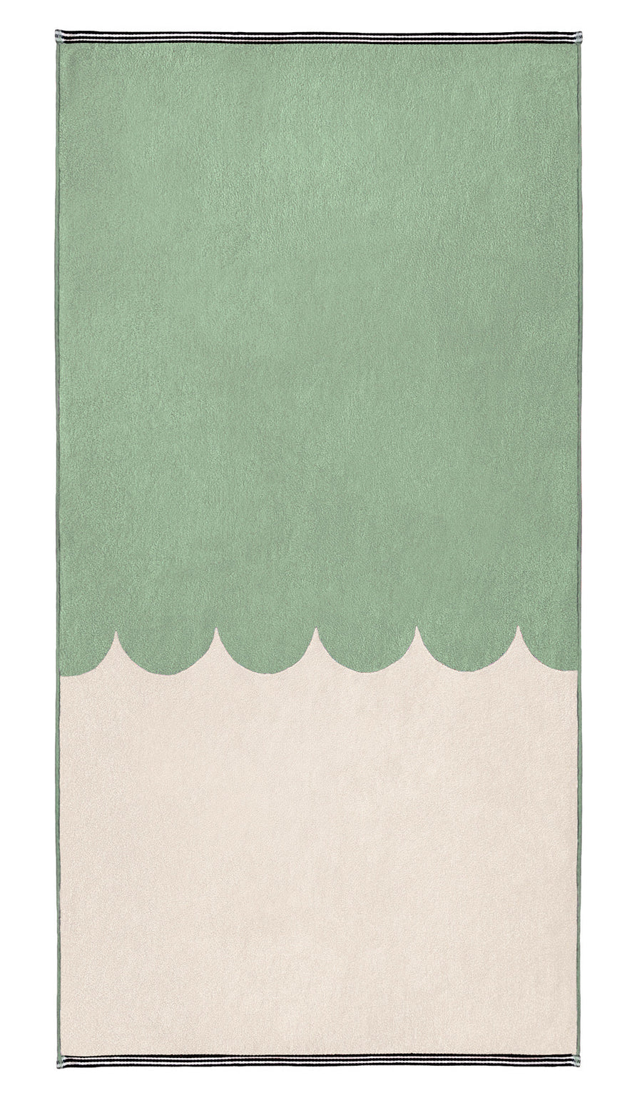 Minty Bath Towel - Castle