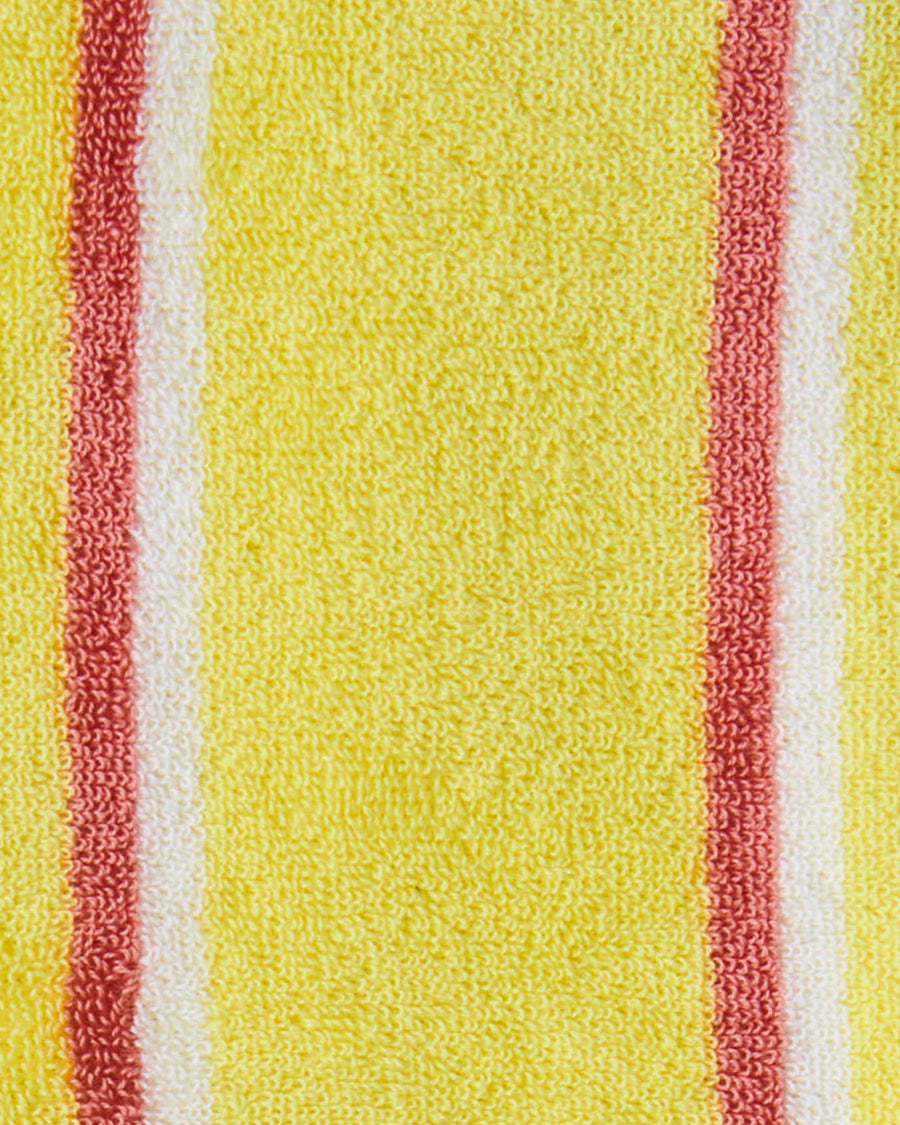 Pina Colada Stripe Terry Bath Sheet / Beach Towel - Kip & Co.