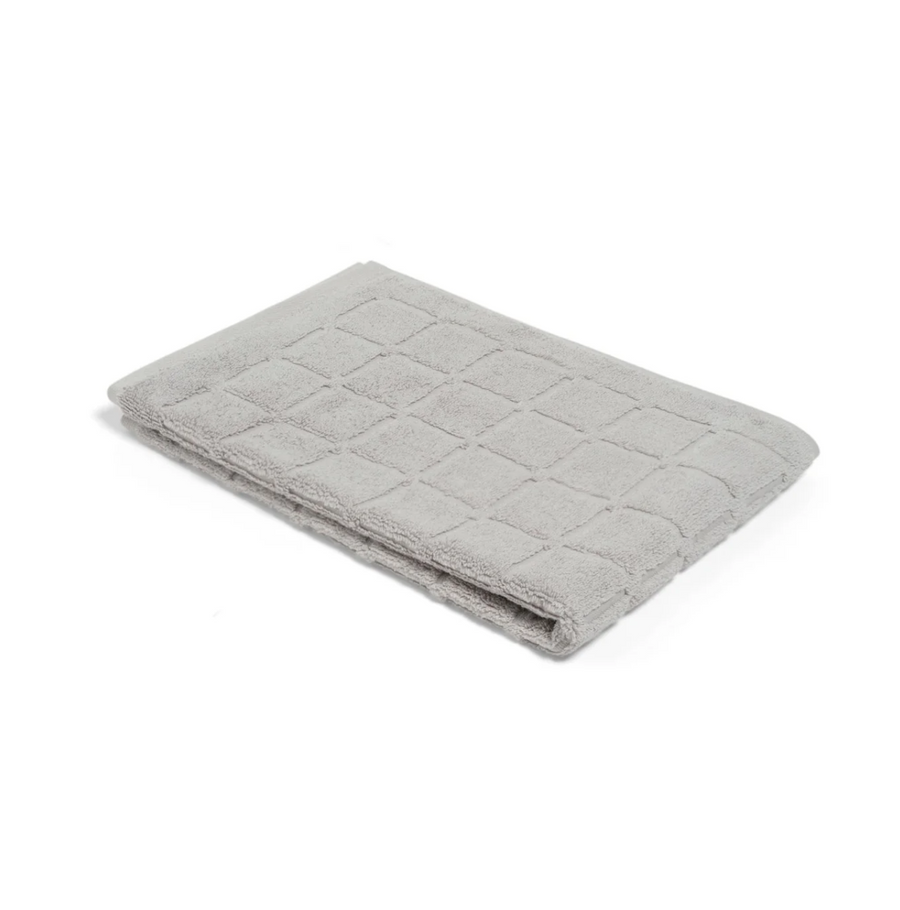 Stone Bath Mat - Raised Grid - Loop Home