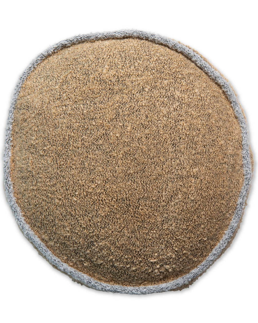 Apricot Delight Round Boucle Cushion - Kip & Co.