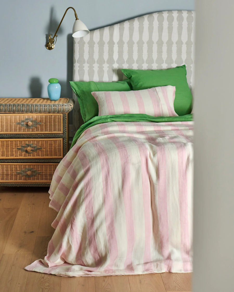 Candy Stripe Linen Quilt Cover - Kip & Co.