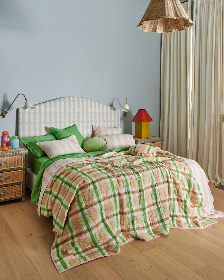 Candy Stripe Linen Pillowcase Set - Kip & Co.