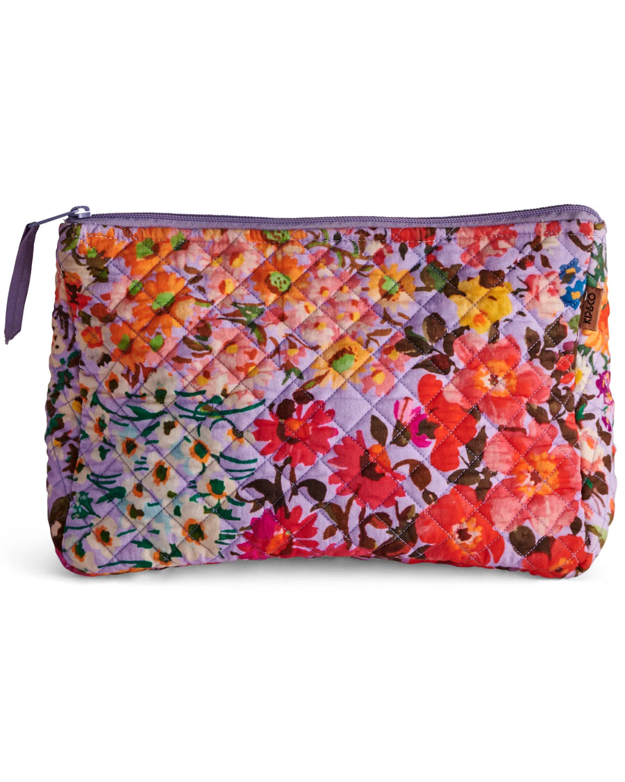 Forever Floral Lilac Quilted Toiletry Purse - Kip & Co.