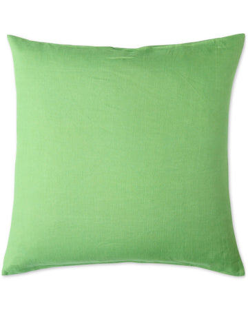 Green Tea Linen Euro Pillowcase Set - Kip & Co.