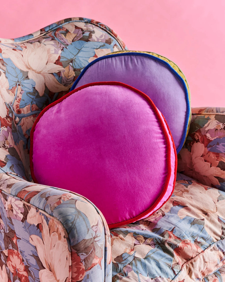 Dreamer Velvet Pea Cushion - Kip & Co.