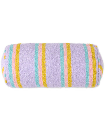 Mirage Stripe Boucle Bolster Cushion - Kip & Co.