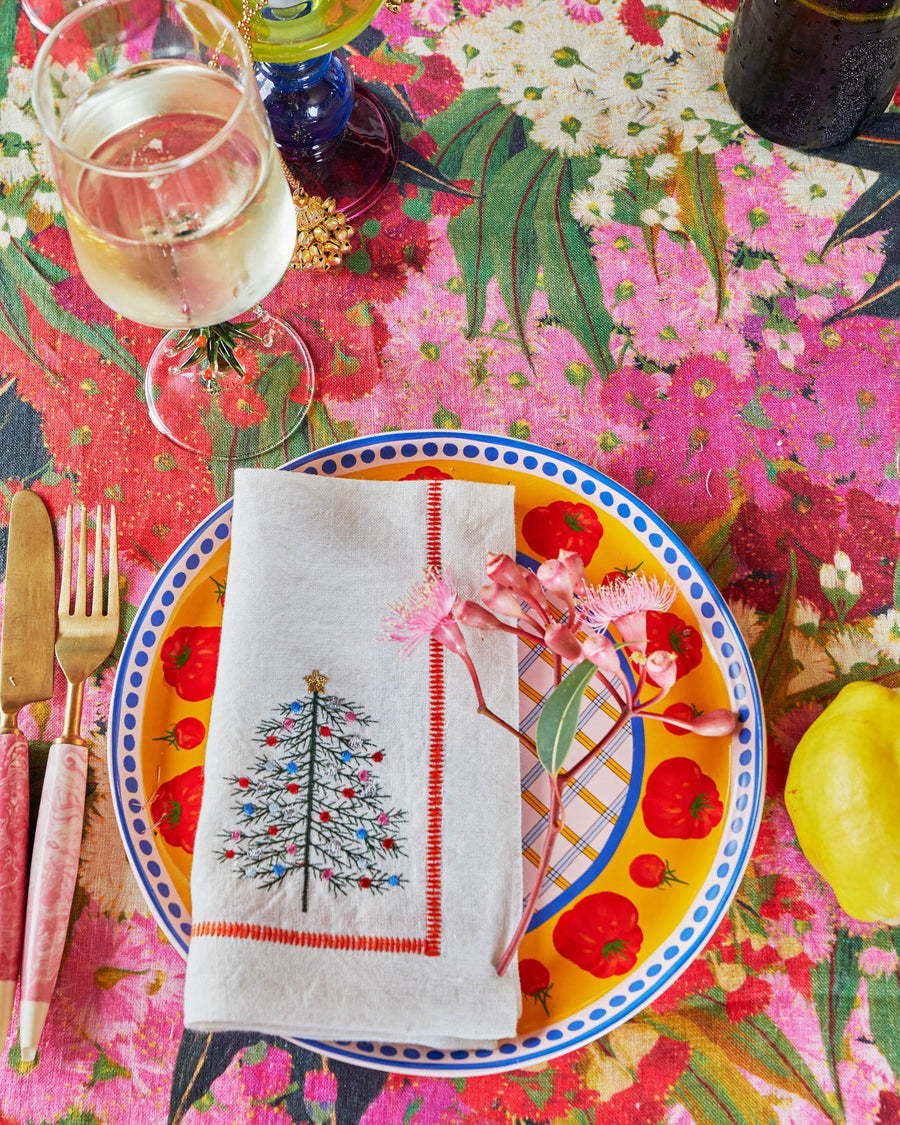 Bush Christmas Linen Tablecloth - Kip & Co.