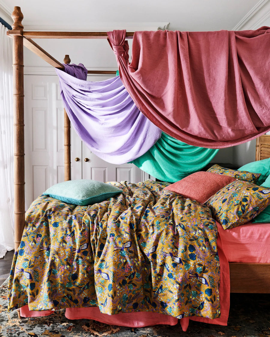 Birds Of Paradise Organic Cotton Quilt Cover - Kip & Co.