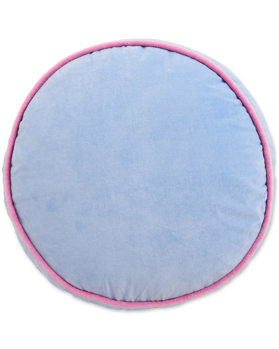 Bay Blue Velvet Pea Cushion - Kip & Co.