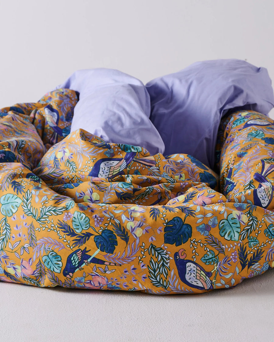 Birds Of Paradise Organic Cotton Quilt Cover - Kip & Co.