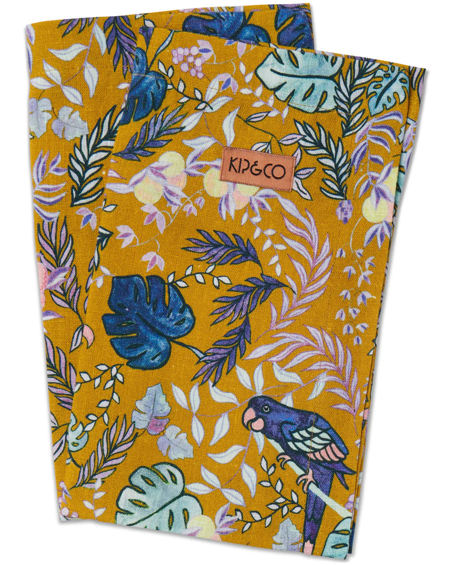 Birds Of Paradise Linen 4P Napkin Set - Kip & Co.