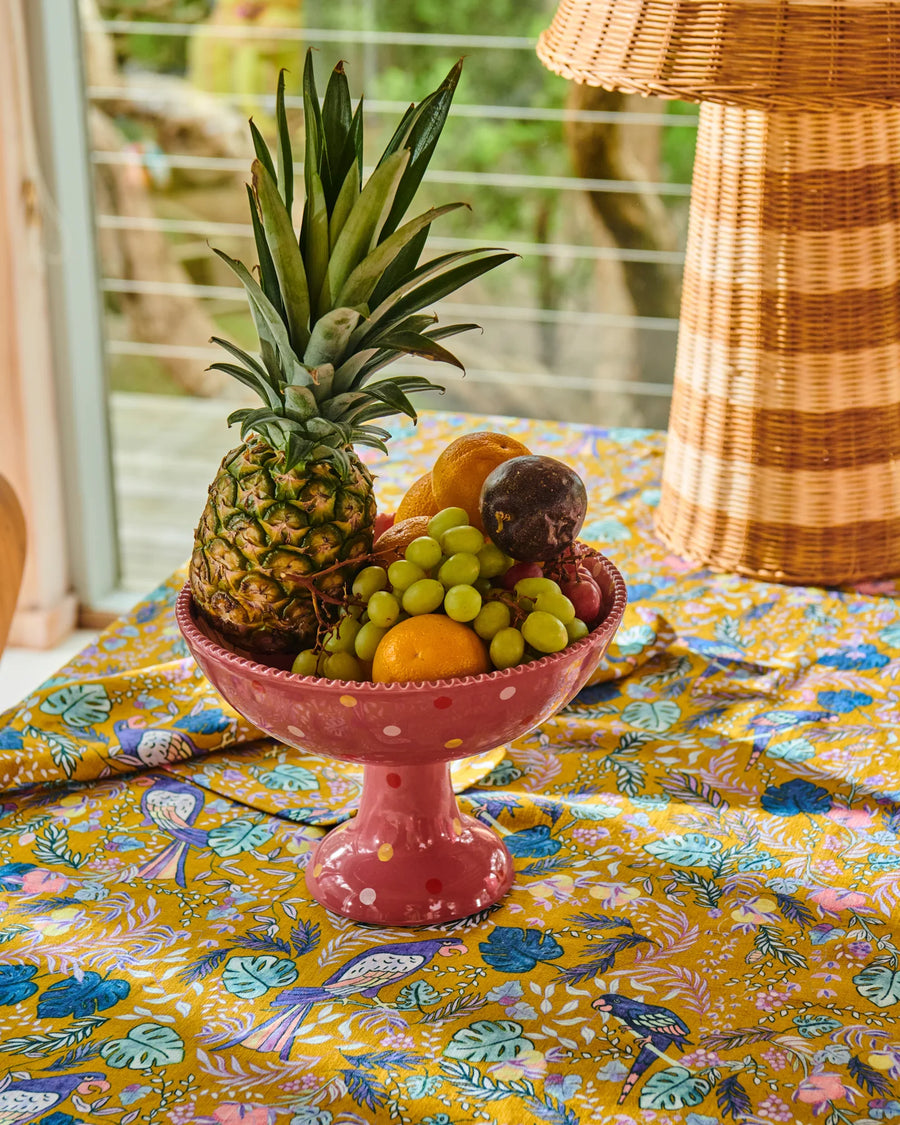 Birds Of Paradise Linen Tablecloth - Kip & Co.