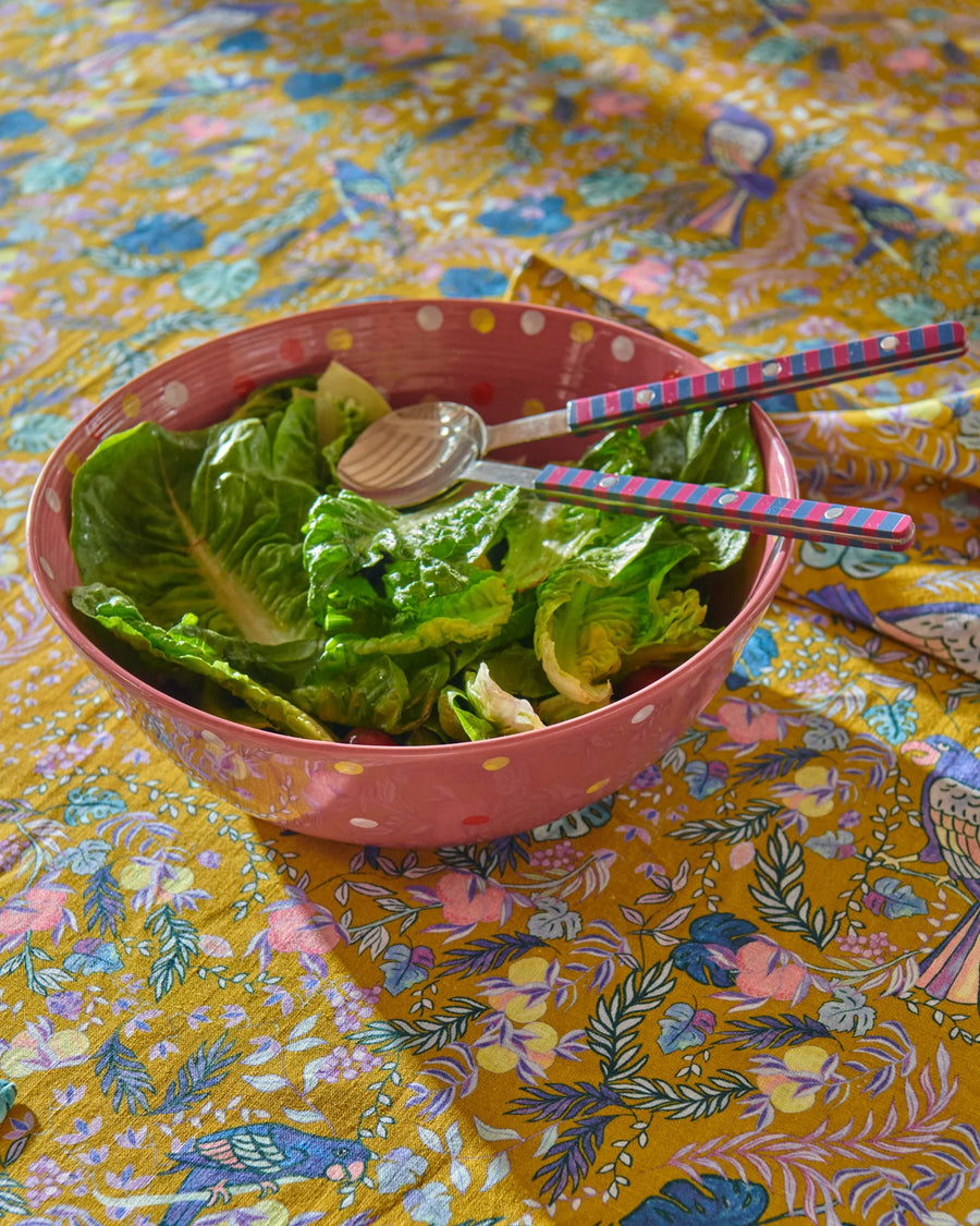 Birds Of Paradise Linen Tablecloth - Kip & Co.