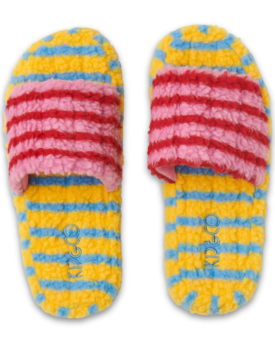 Hawaiian Dreams Quilted Sherpa Adult Slippers - Kip & Co.