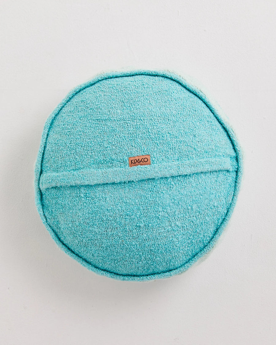 Oceanic Round Boucle Cushion - Kip & Co.