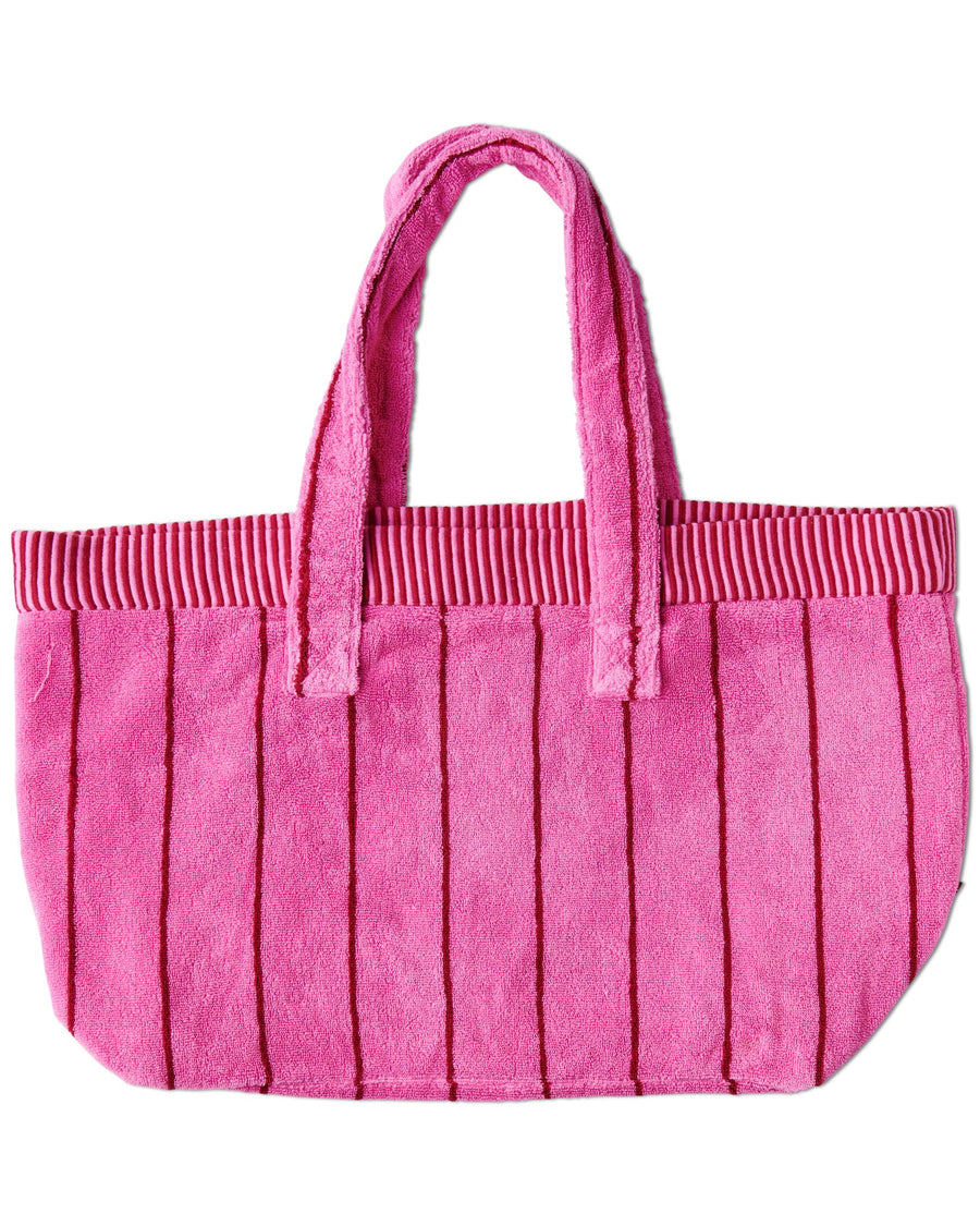 Iced Vovo Stripe Terry Oversized Beach Bag - Kip & Co.