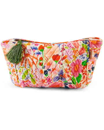 Meandering Meadow Velvet Toiletry Bag - Kip & Co.