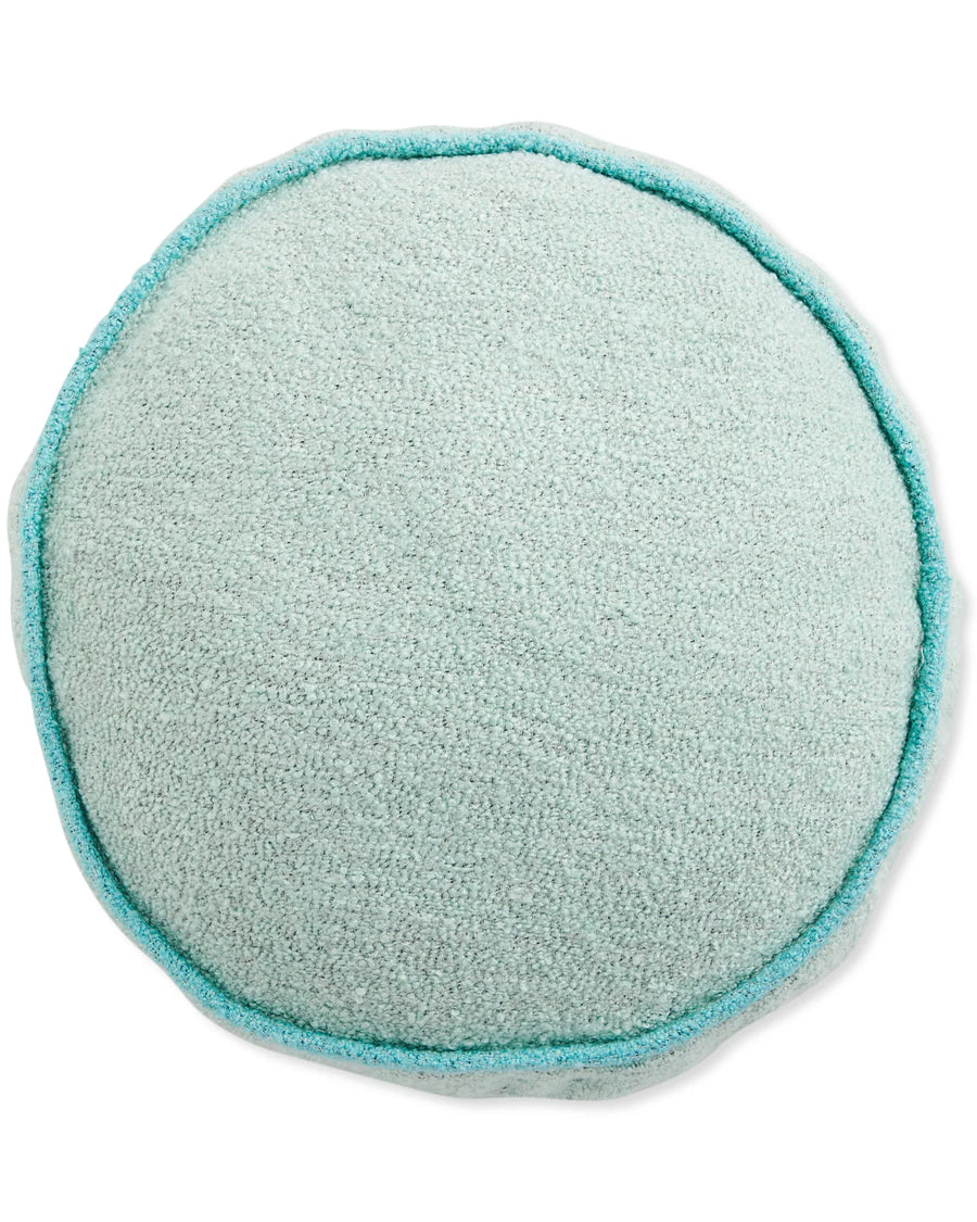 Oceanic Round Boucle Cushion - Kip & Co.