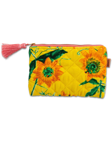 Passiona Velvet Cosmetics Purse - Kip & Co.