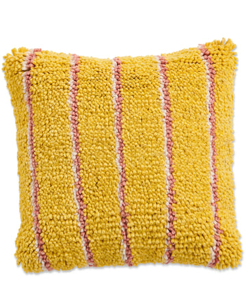 Pina Colada Stripe Felted Wool Cushion - Kip & Co.