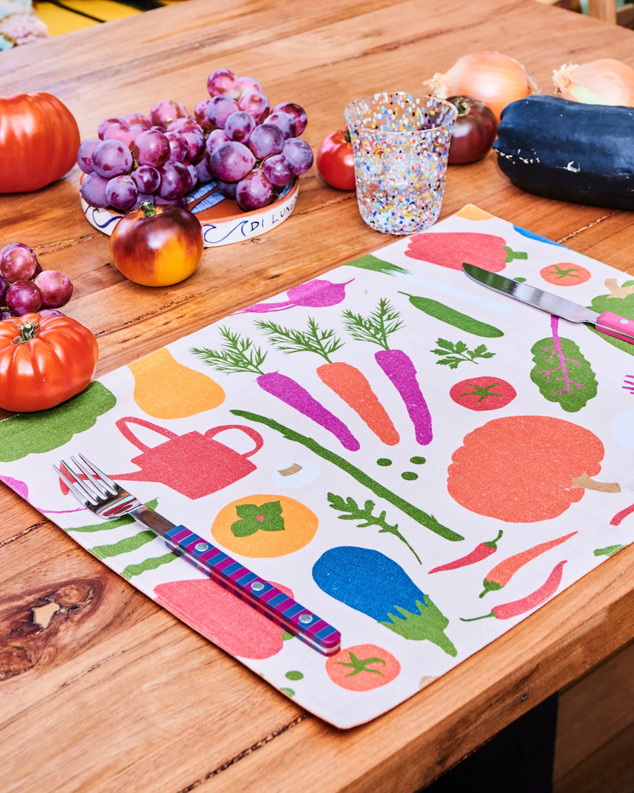 Stephanie's Harvest Linen 4P Placemat Set - Kip & Co.