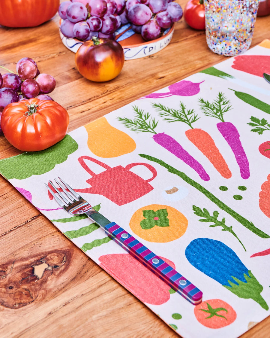 Stephanie's Harvest Linen 4P Placemat Set - Kip & Co.