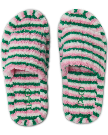 St Barts Quilted Sherpa Adult Slippers - Kip & Co.