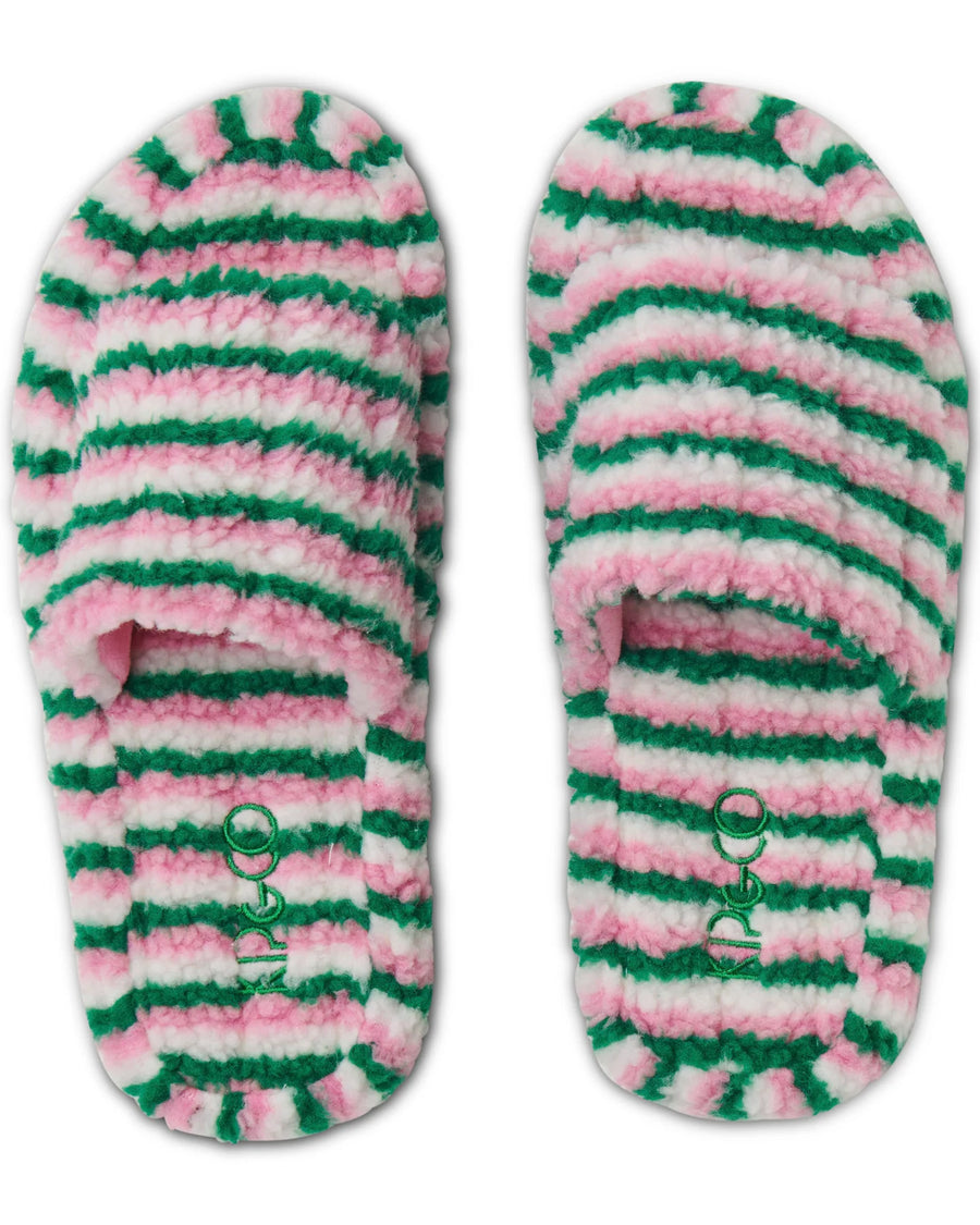 St Barts Quilted Sherpa Adult Slippers - Kip & Co.