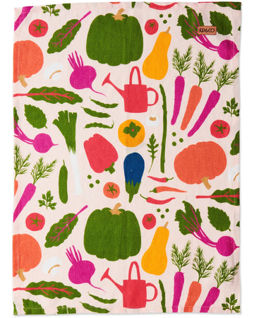 Stephanie's Harvest Linen Tea Towel - Kip & Co.