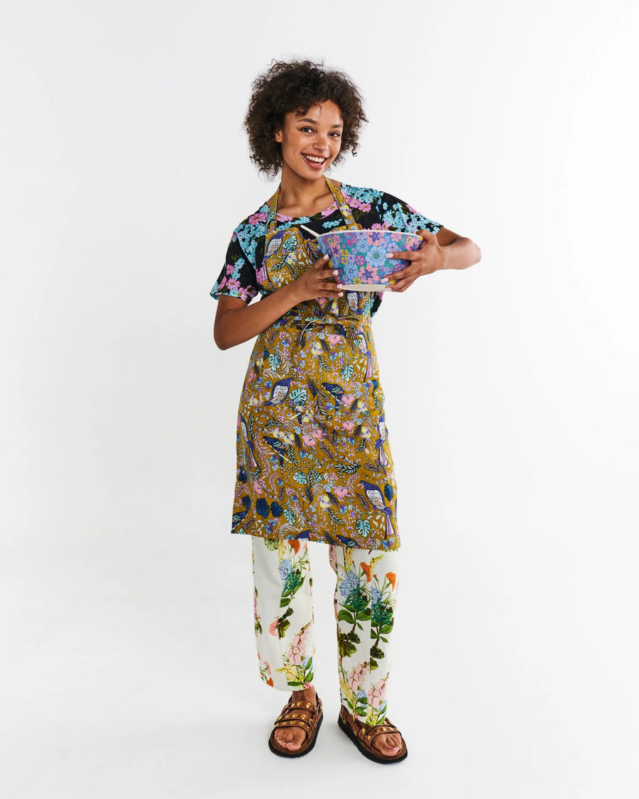 Birds Of Paradise Linen Apron - Kip & Co.