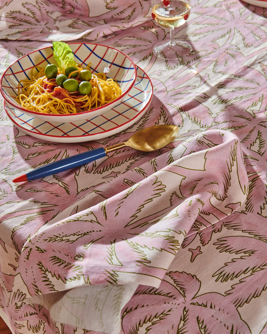 Balmy Palmy Linen Tablecloth - Kip & Co.