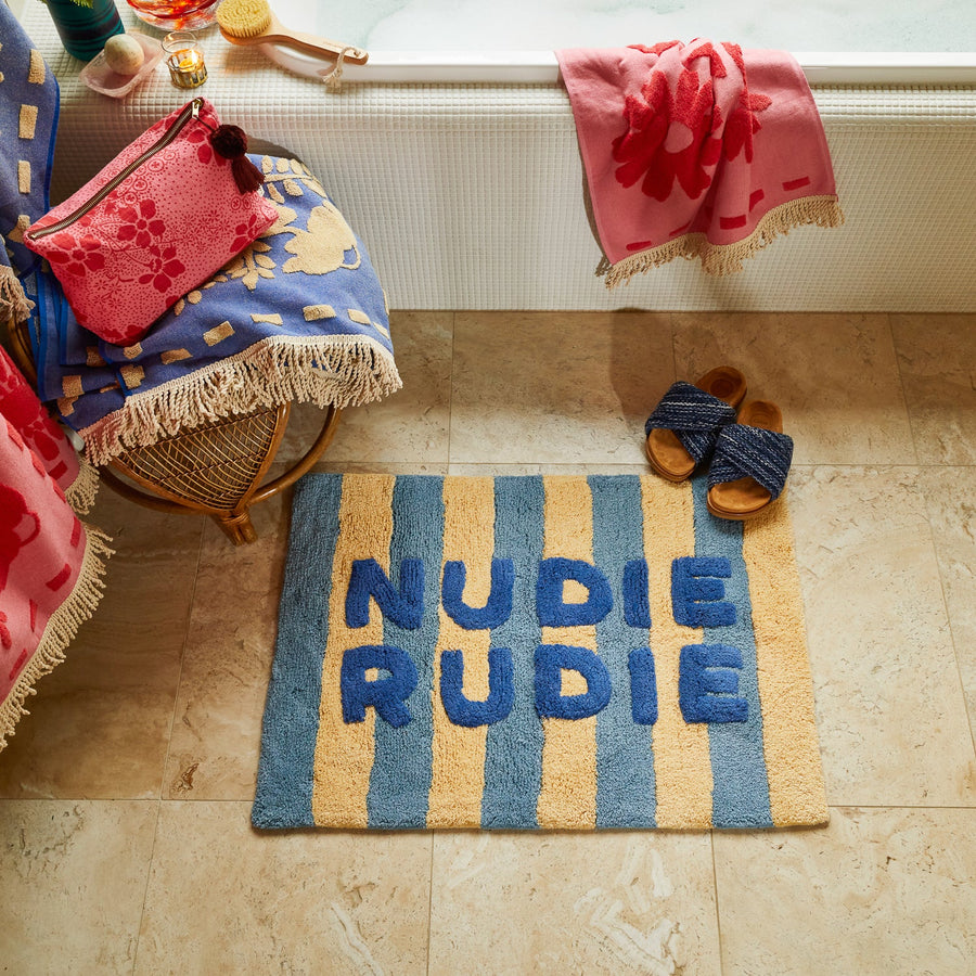 Ira Nudie Rudie Bath Mat - Blue Jean - Sage & Clare