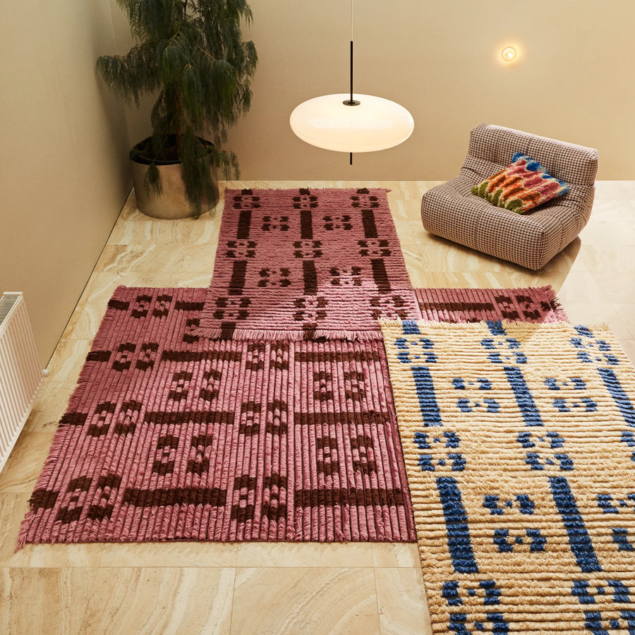 Hira Tufted Rug - Rosewater - Sage & Clare