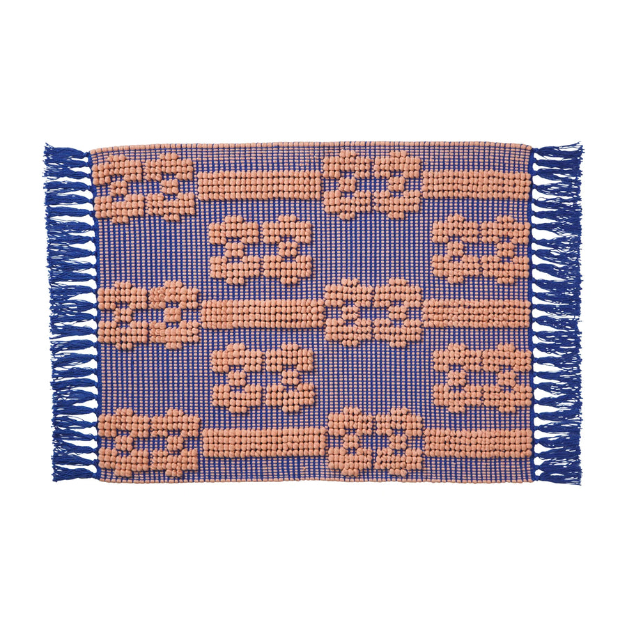 Sawa Cotton Mat - Ultramarine - Sage & Clare