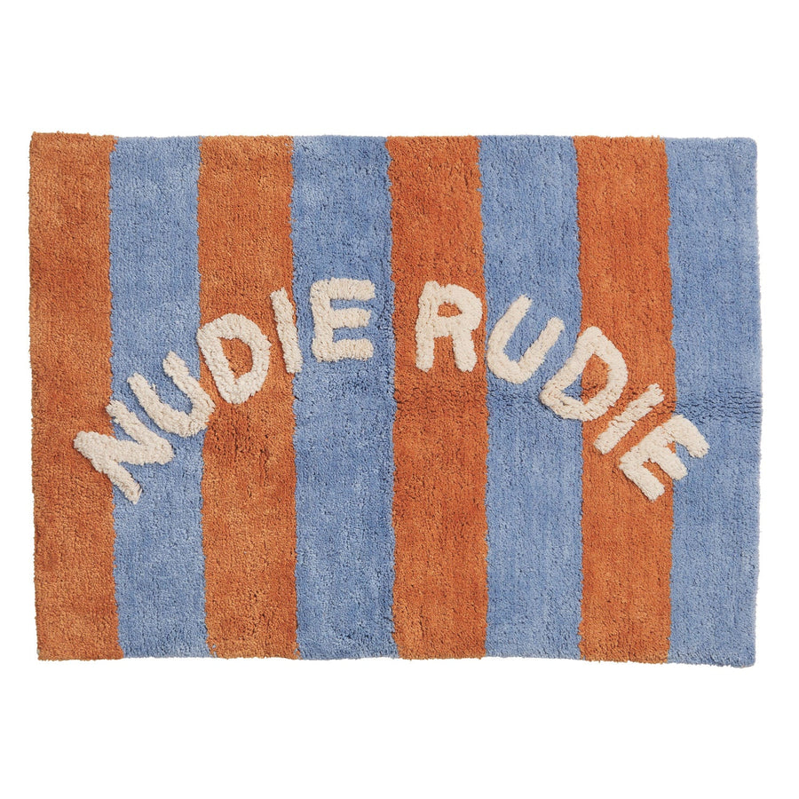 Zelia Nudie Rudie Bath Mat - Blue Jay - Sage & Clare