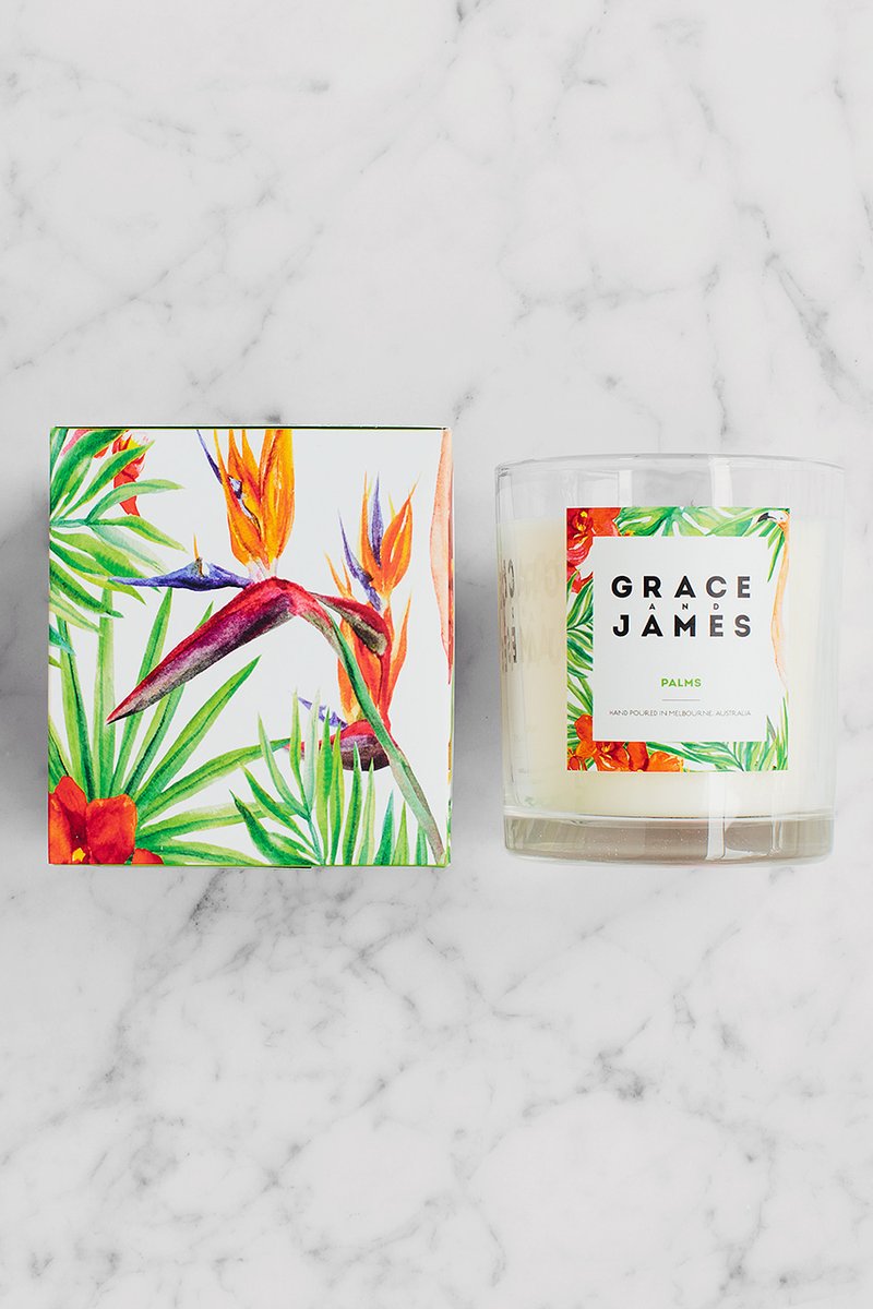 Palms Candle - Grace & James