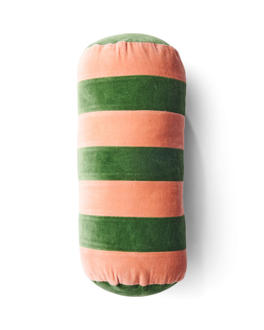 Blossoming Velvet Bolster Cushion - Kip & Co.