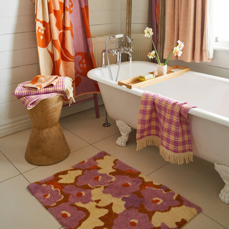 Filton Floral Bath Mat - Musk - Sage & Clare – Ro Haus