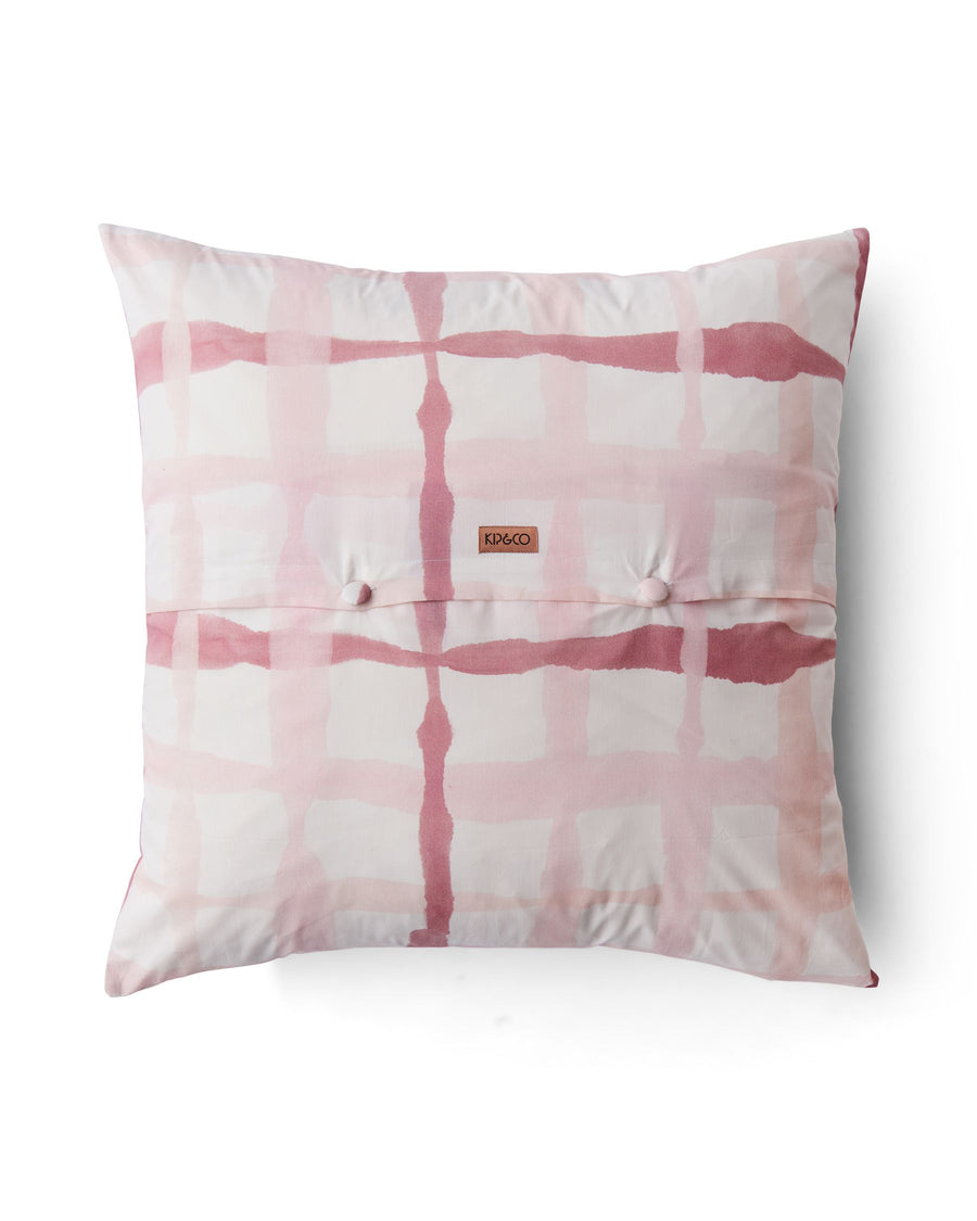 Inky Wink Pink Organic Cotton European Pillowcases 2P Set - Kip & Co.