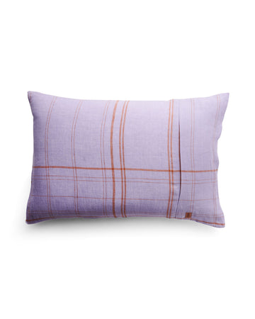 Santa Monica Tartan Linen Pillowcases 2P Set - Kip & Co.